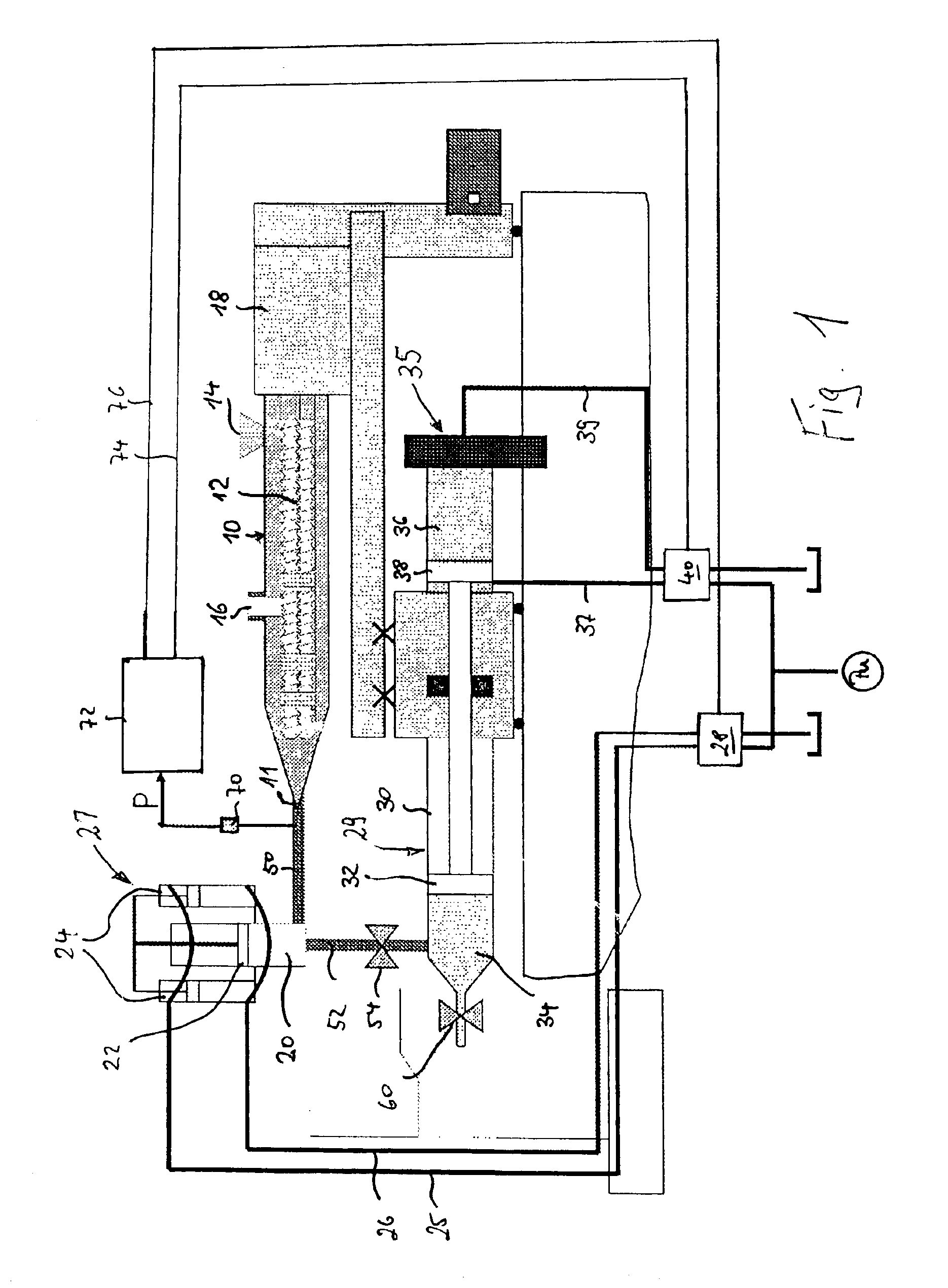 Compounder-type injection molding machine