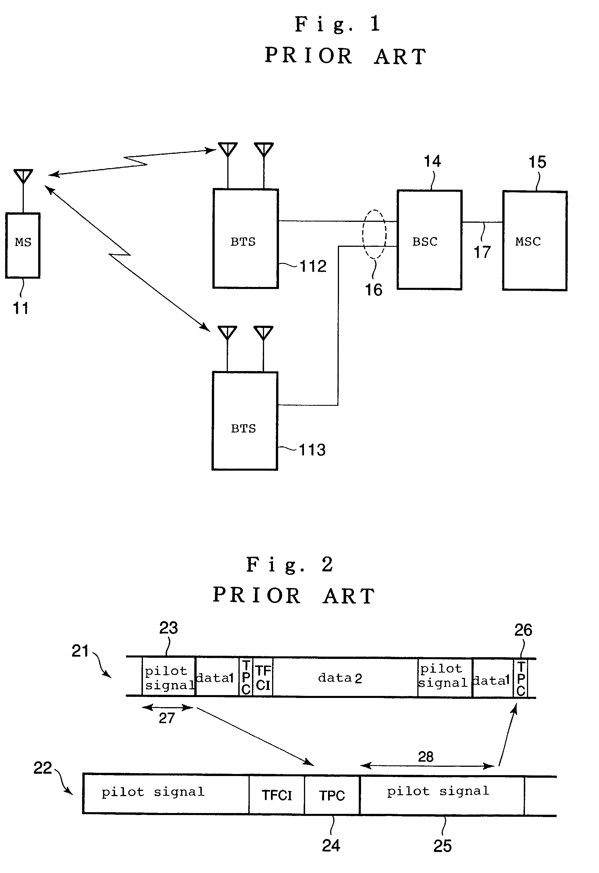 CDMA mobile communication system in which updating of a reference value for controlling closed-loop transmission power is realized in a base transceiver station