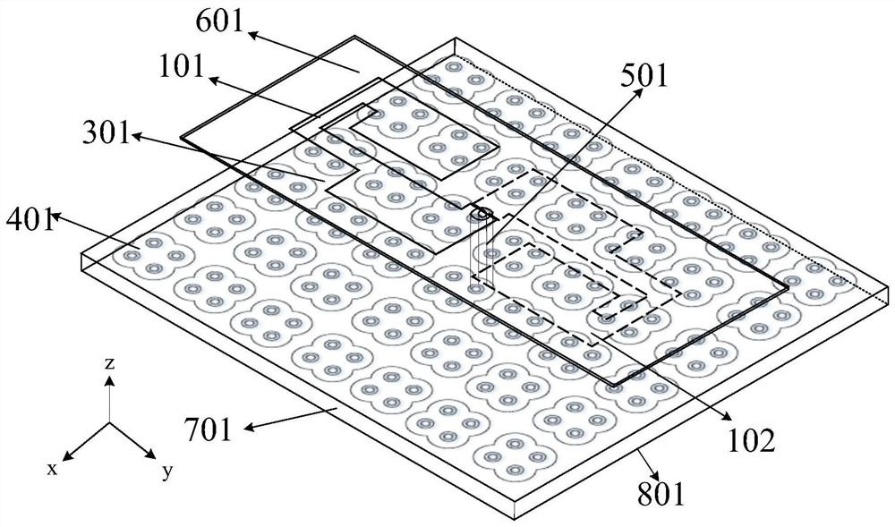 Low-profile broadband circularly polarized antenna for 5G communication and design method thereof