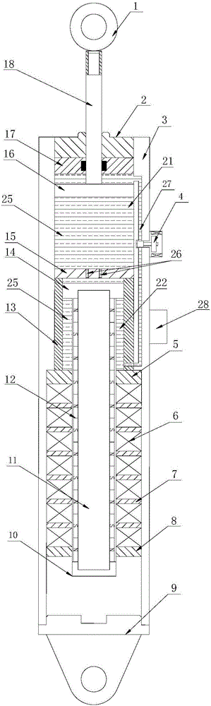 A multi-mode electromagnetic energy-feeding vehicle active suspension actuator and its control method