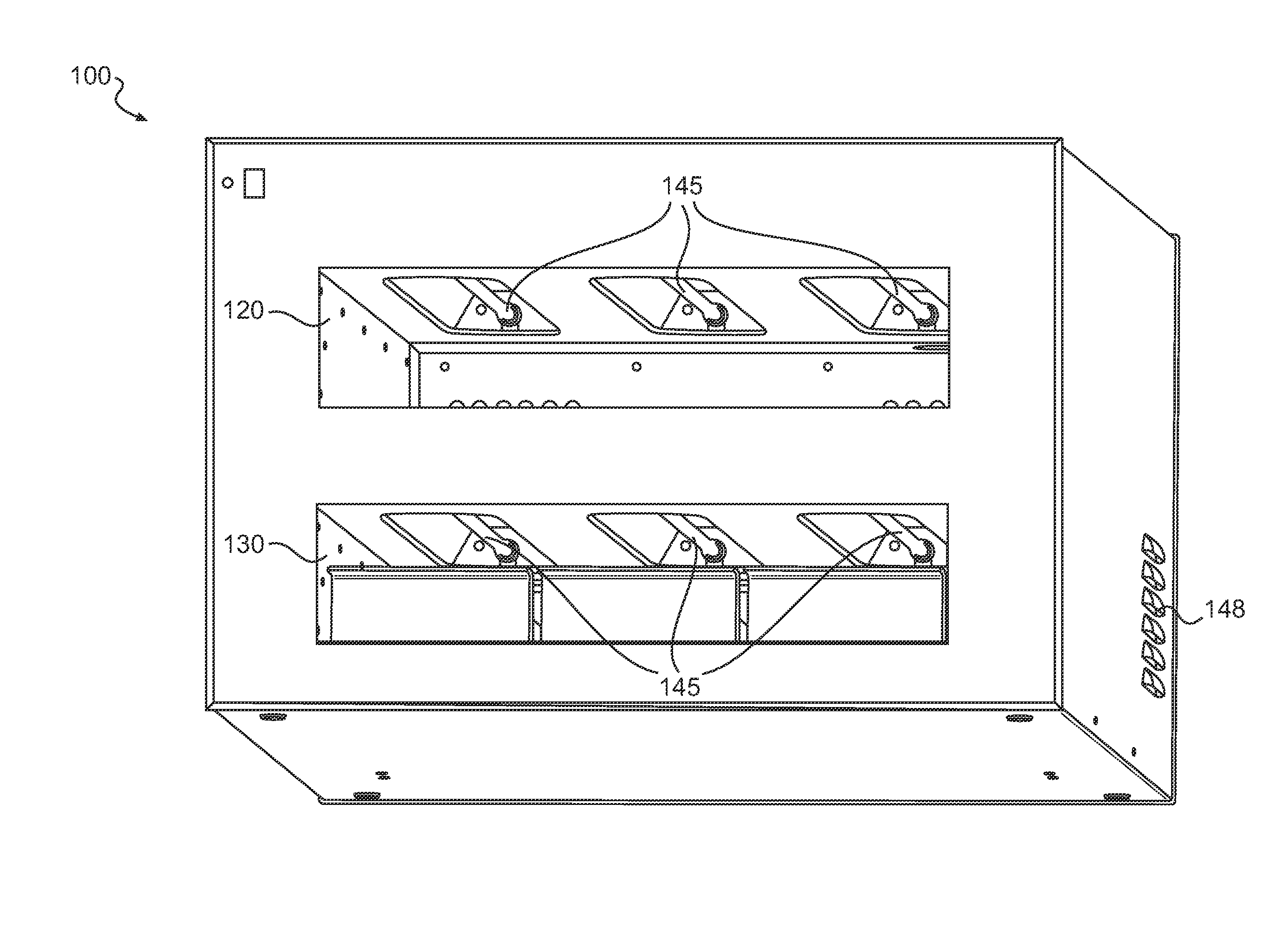 Holding cabinets, methods for controlling environmental conditions in holding cabinets, and computer-readable media storing instructions for implementing such methods