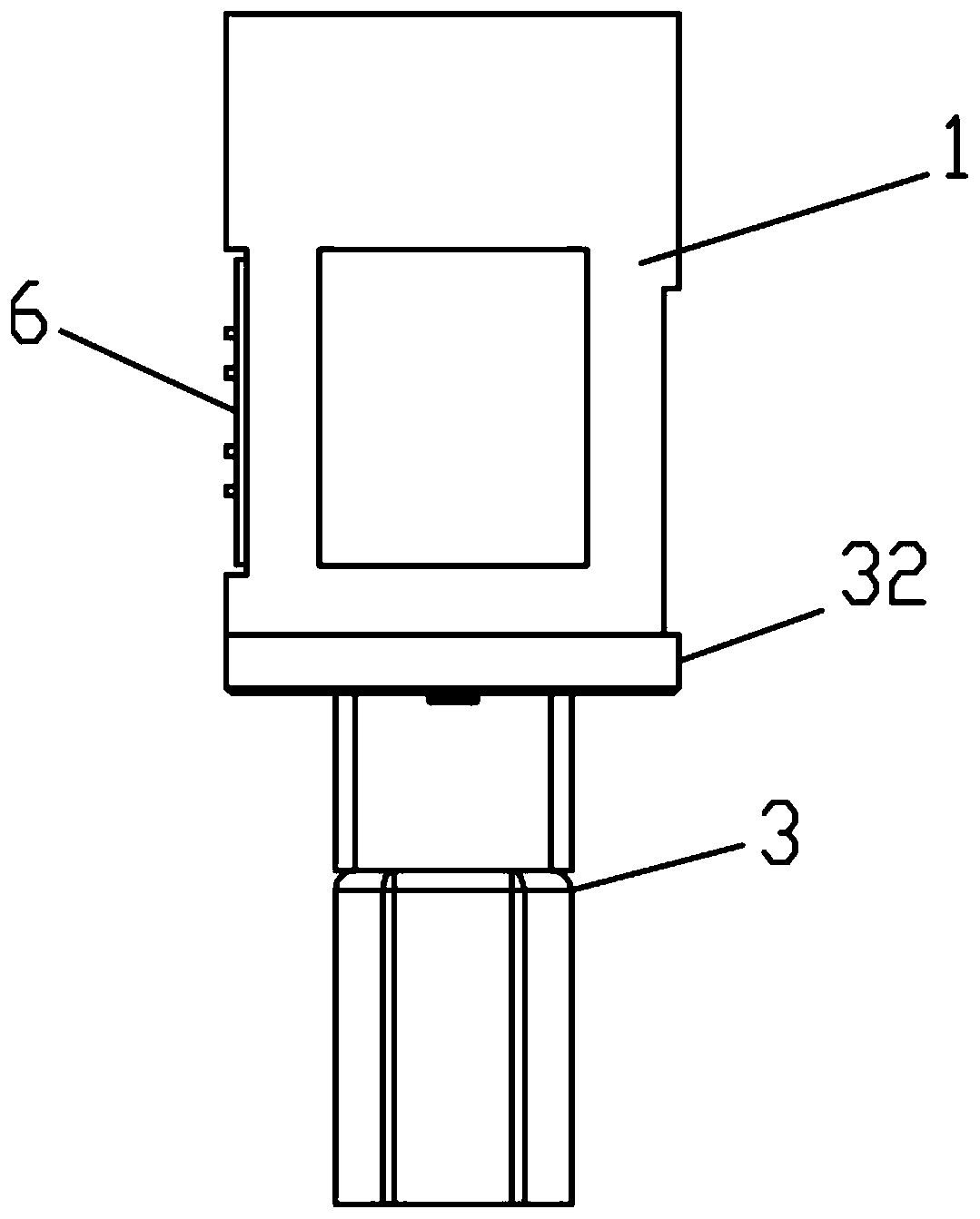 Fundus camera focusing structure