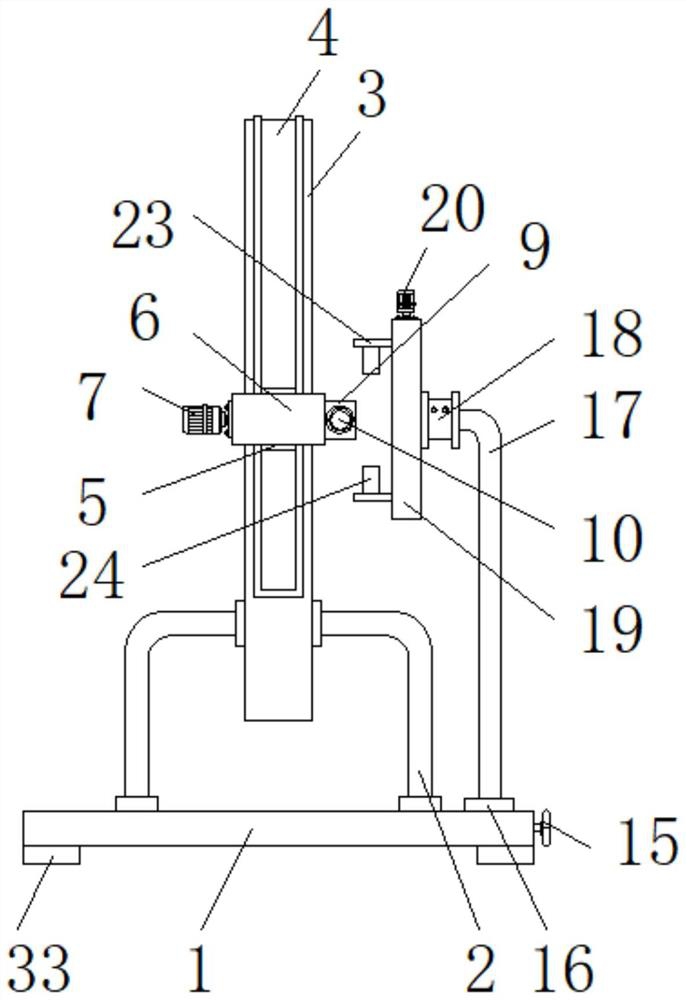 Resin base polishing device for resin toy processing