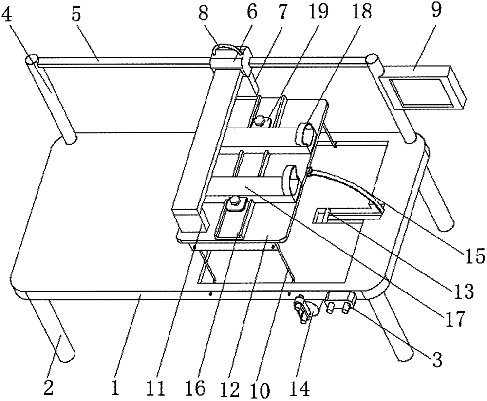 Device for systemic diagnosis and treatment of orthopedic surgery diseases