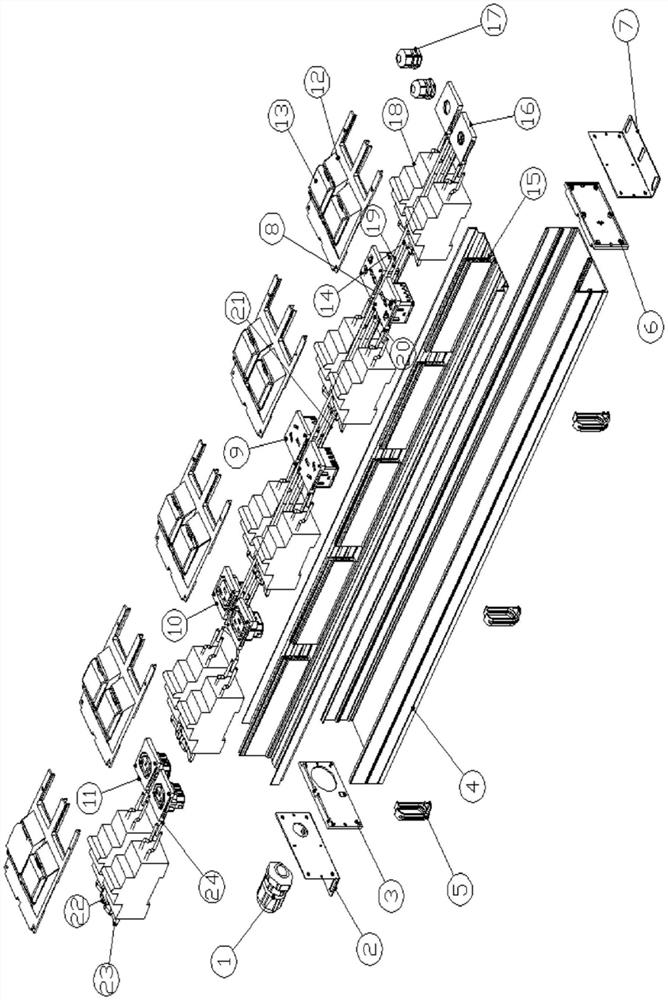 Copper sheet clamping groove