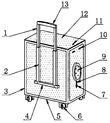 Portable charging case for robots