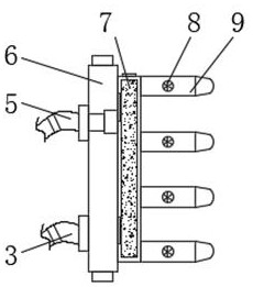 A file punching and binding device with protective mechanism based on economical management