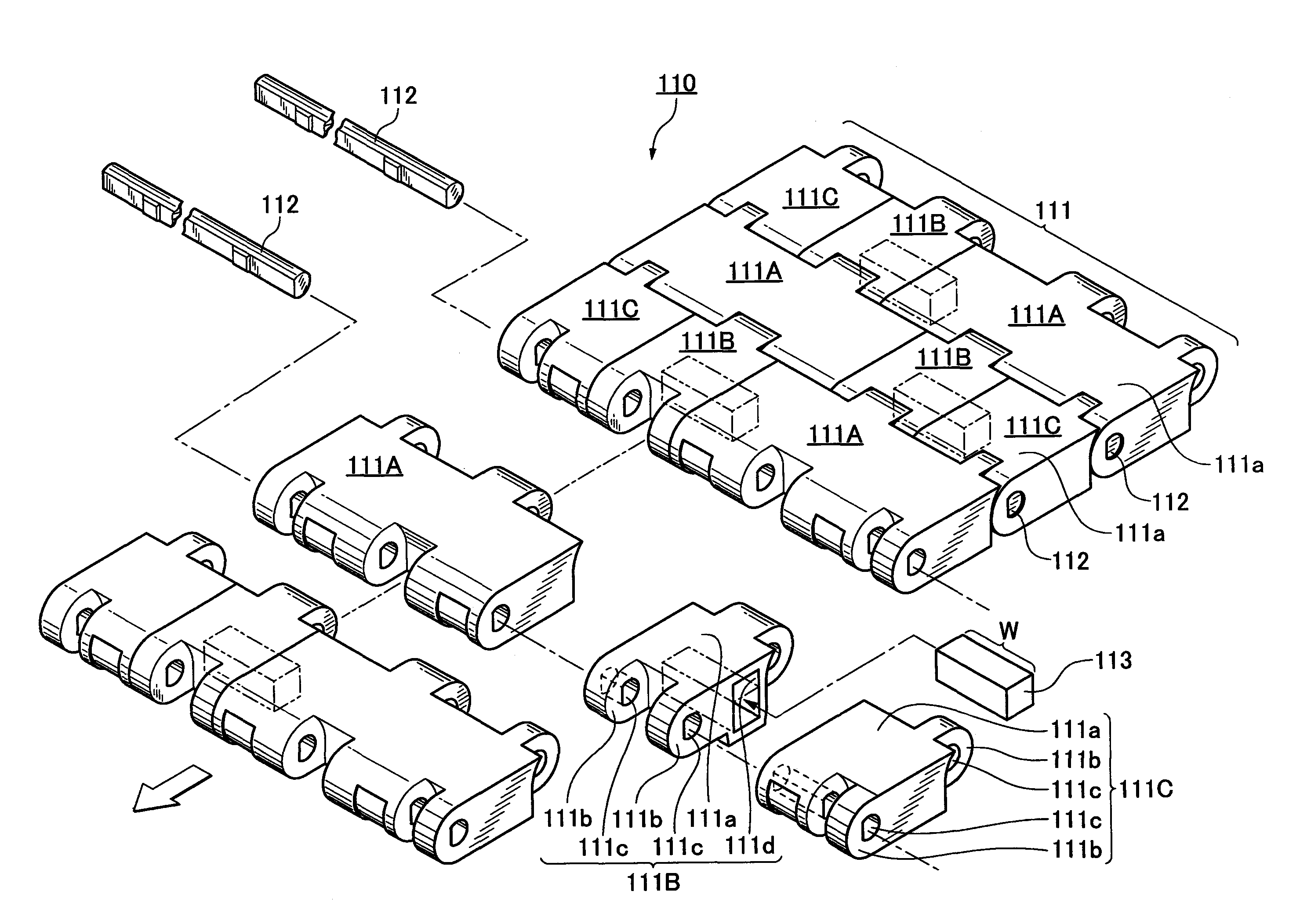 Chain conveyor system