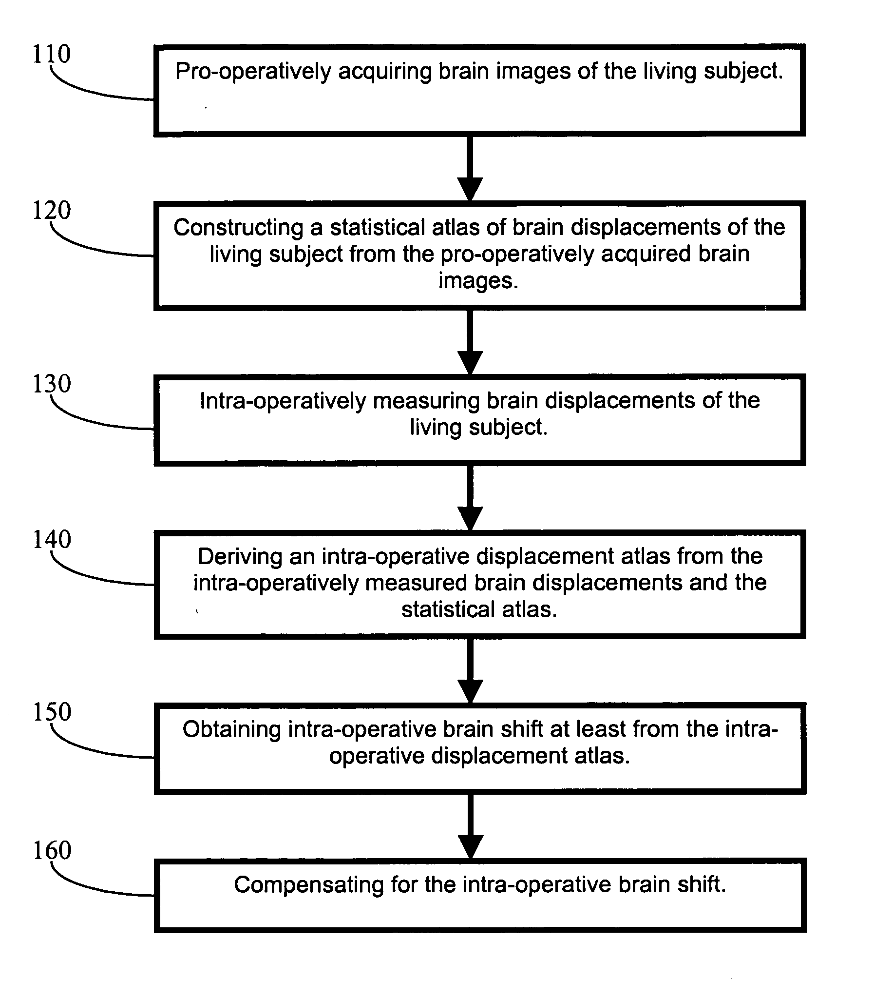 Apparatus and methods of brain shift compensation and applications of the same