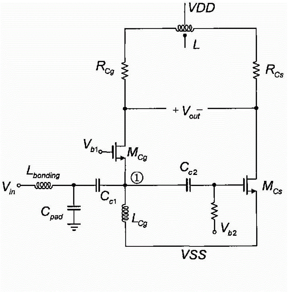 Ultra-wide band low-noise single-ended input and differential output amplifier