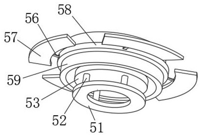 Animal husbandry feed mixing and releasing device with inner wall cleaning structure