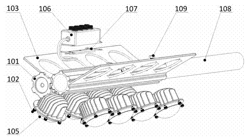 LED (Light-Emitting Diode) streetlamp utilizing extrusion type mounting interface bracket structure