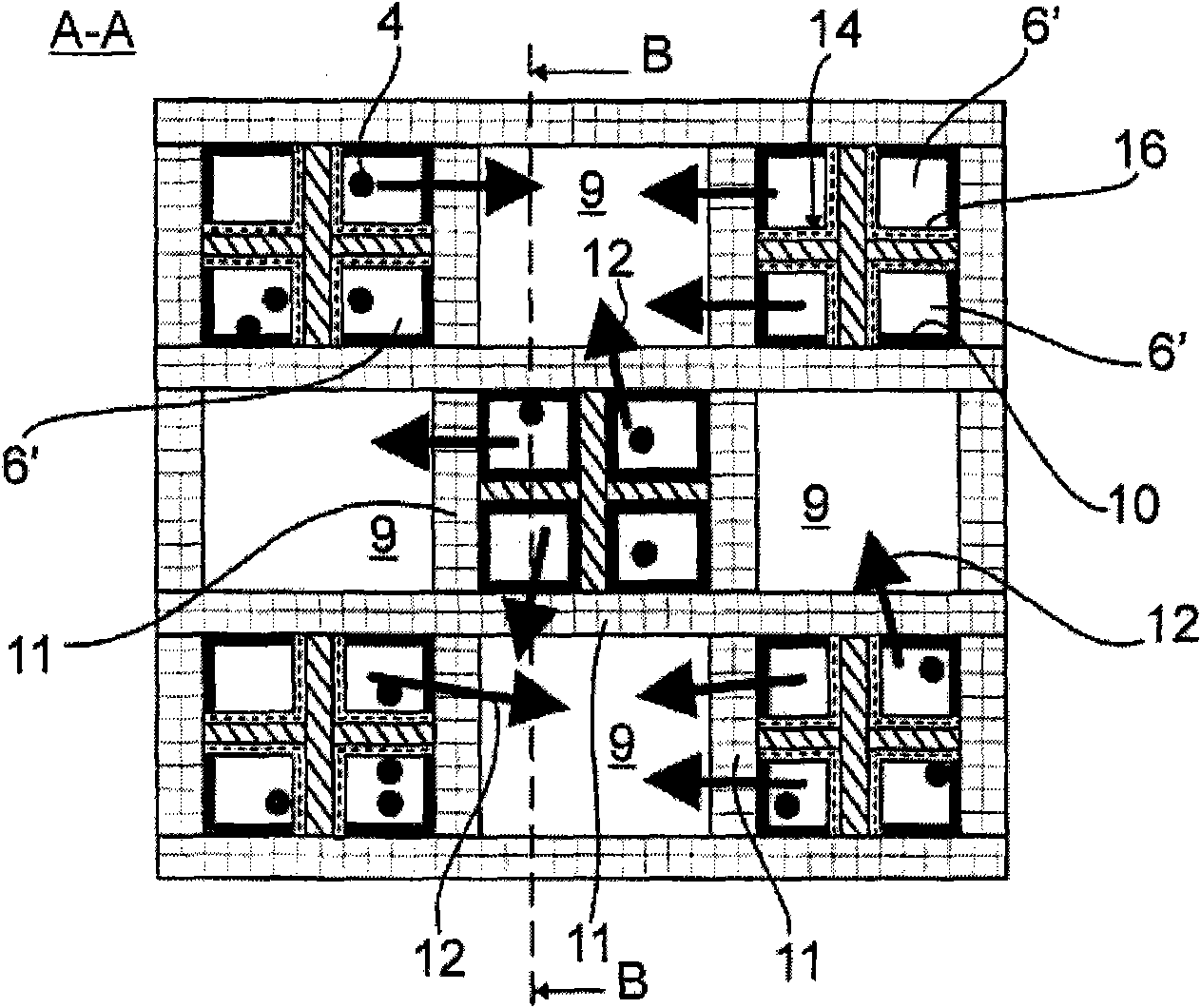 Particulate separator, in particular particulate filter for separating particulates from an exhaust gas flow of a combustion engine