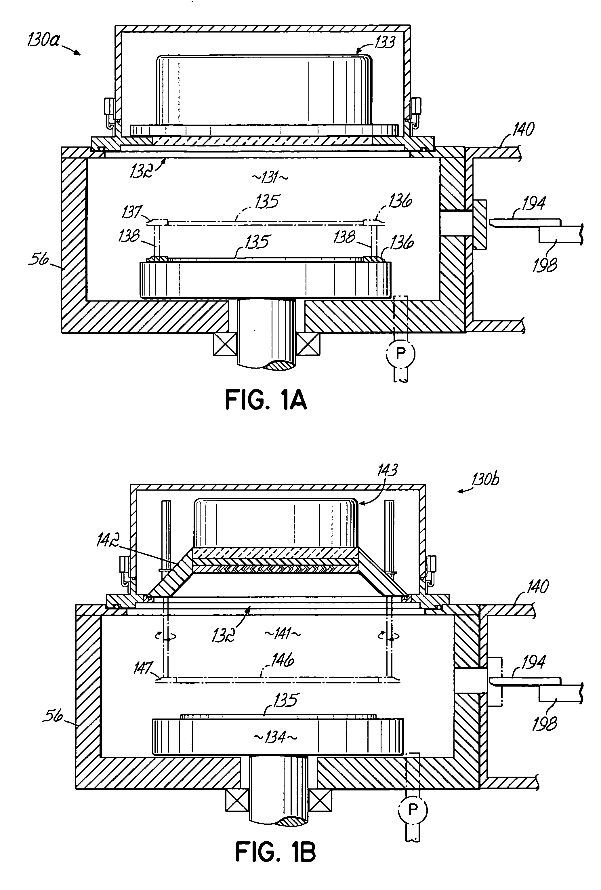 Replacing chamber components in a vacuum environment