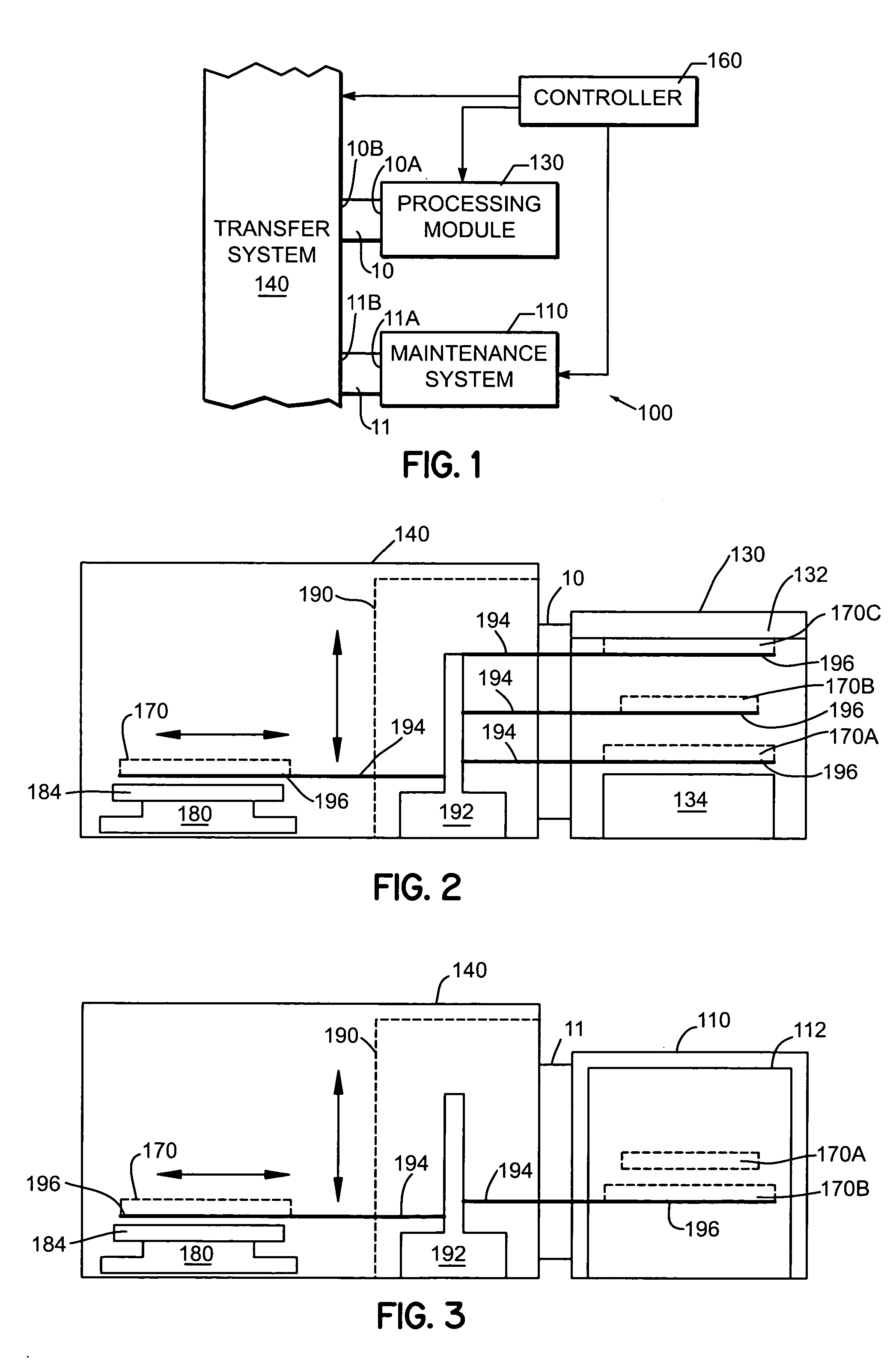 Replacing chamber components in a vacuum environment