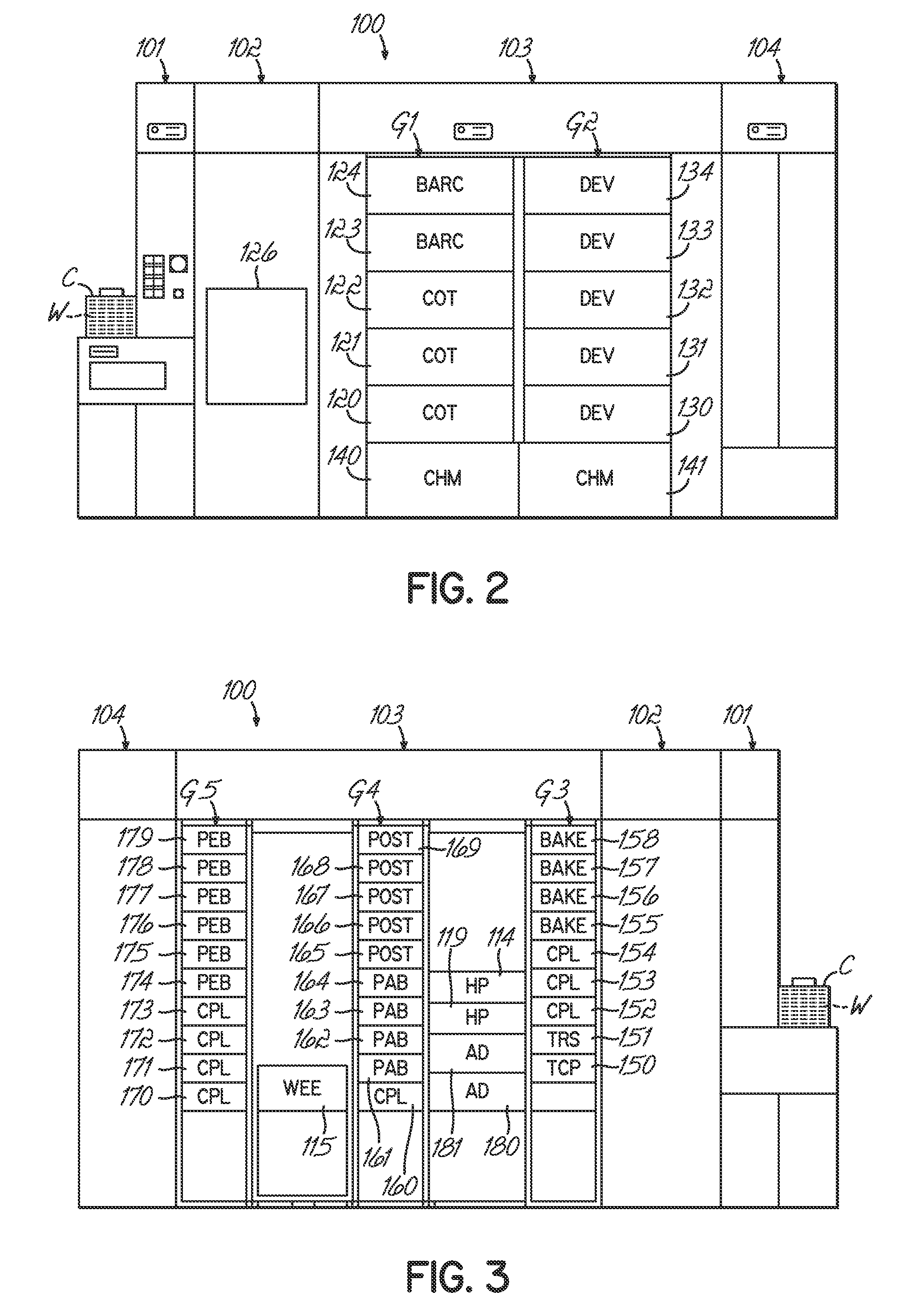 Apparatus and methods for curing a layer by monitoring gas species evolved during baking