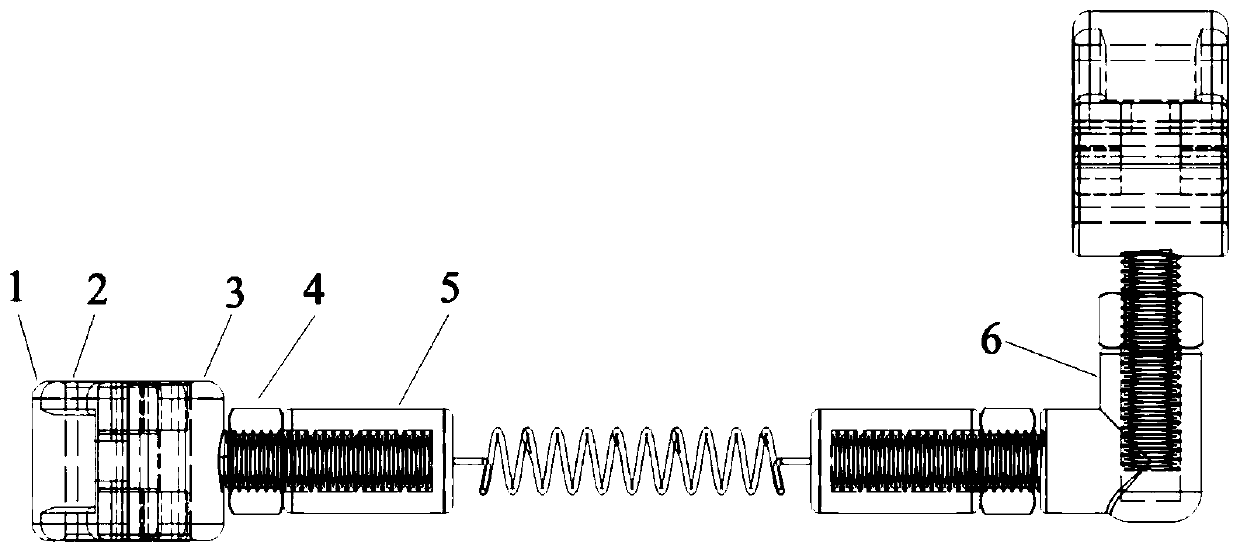 Strain drainage wire supporting distance-adjusting wire clamp