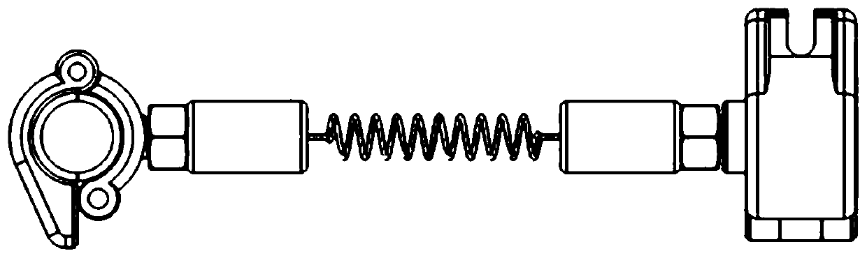 Strain drainage wire supporting distance-adjusting wire clamp