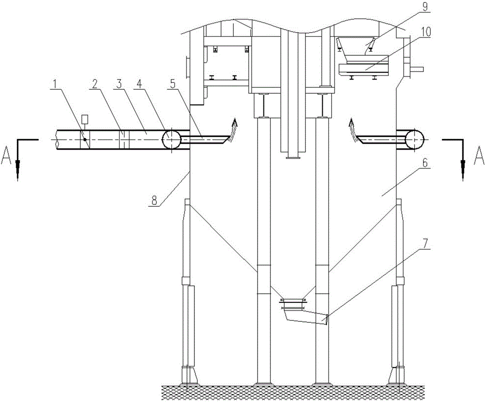 Lime cooling device for sleeve kiln