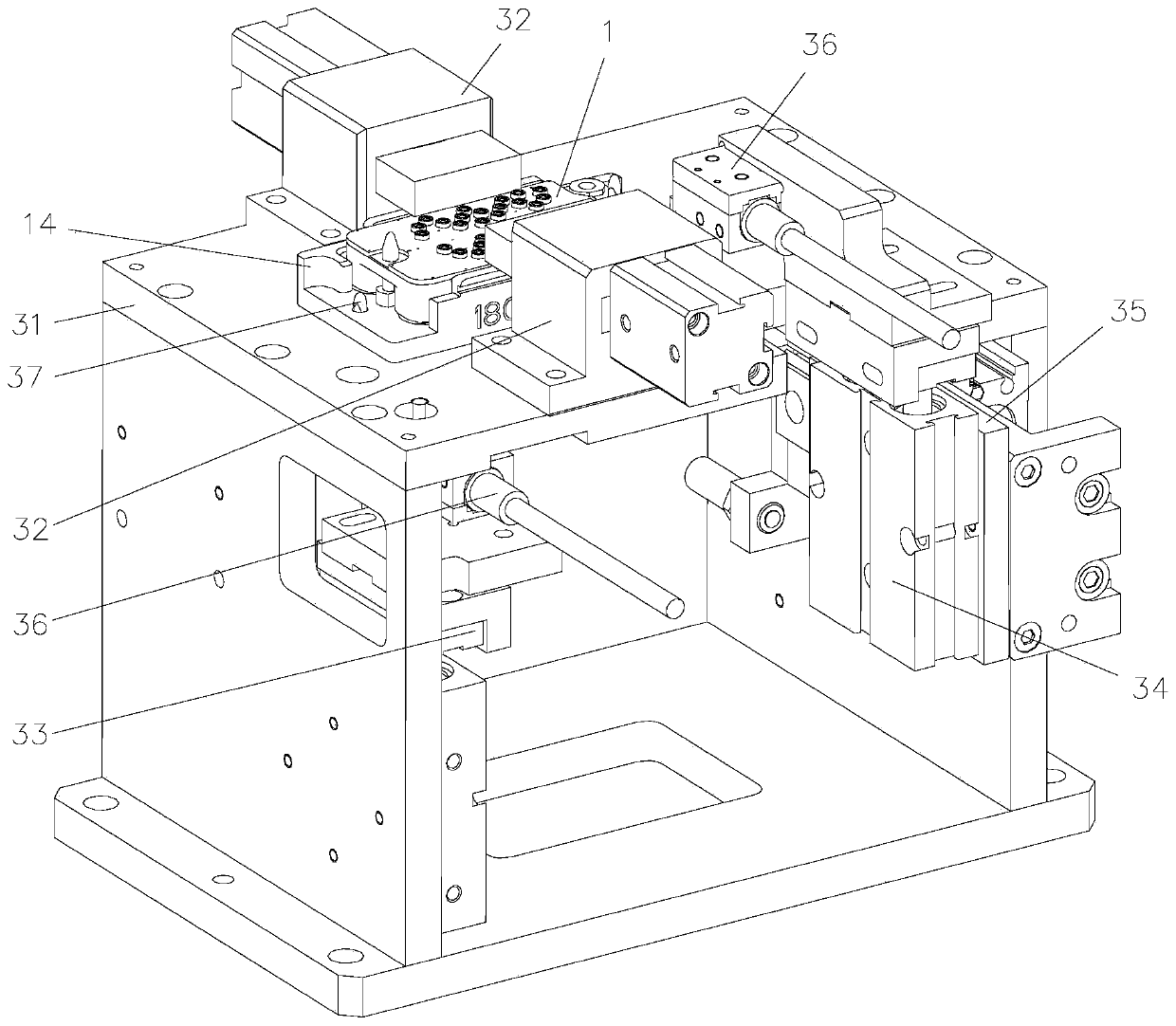 Automatic debugging device for filter