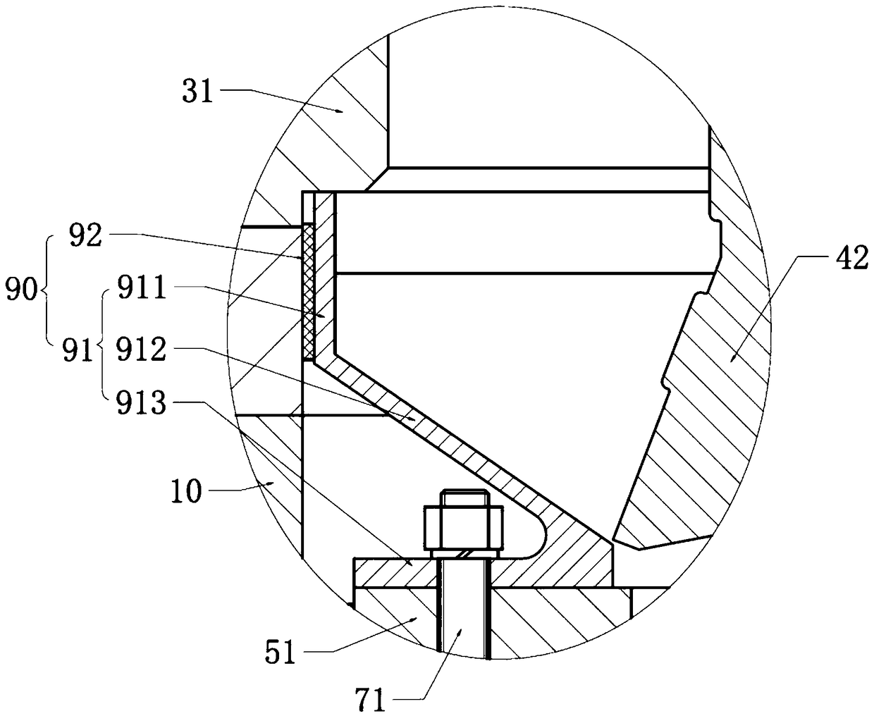 Vertical rotary cone ball mill