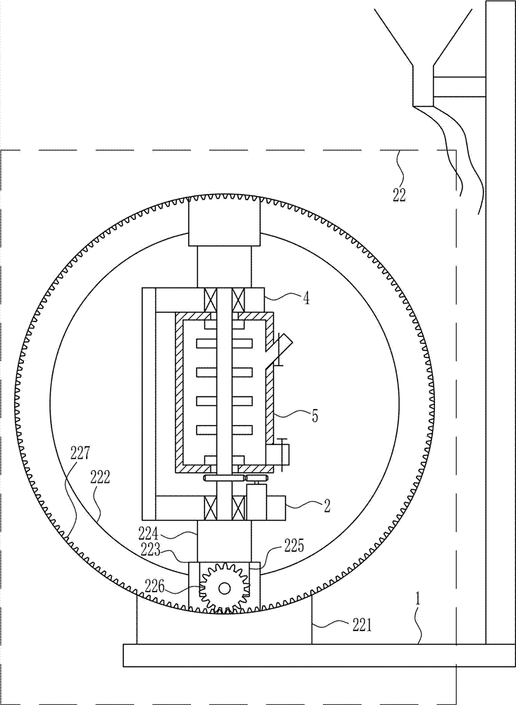 Efficient configuration device for rare earth element extraction agent for rare earth machining