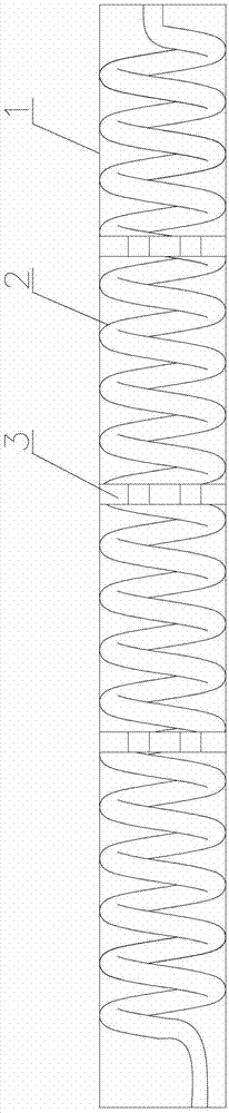 Flat resistance fiber air pipe and train using the same