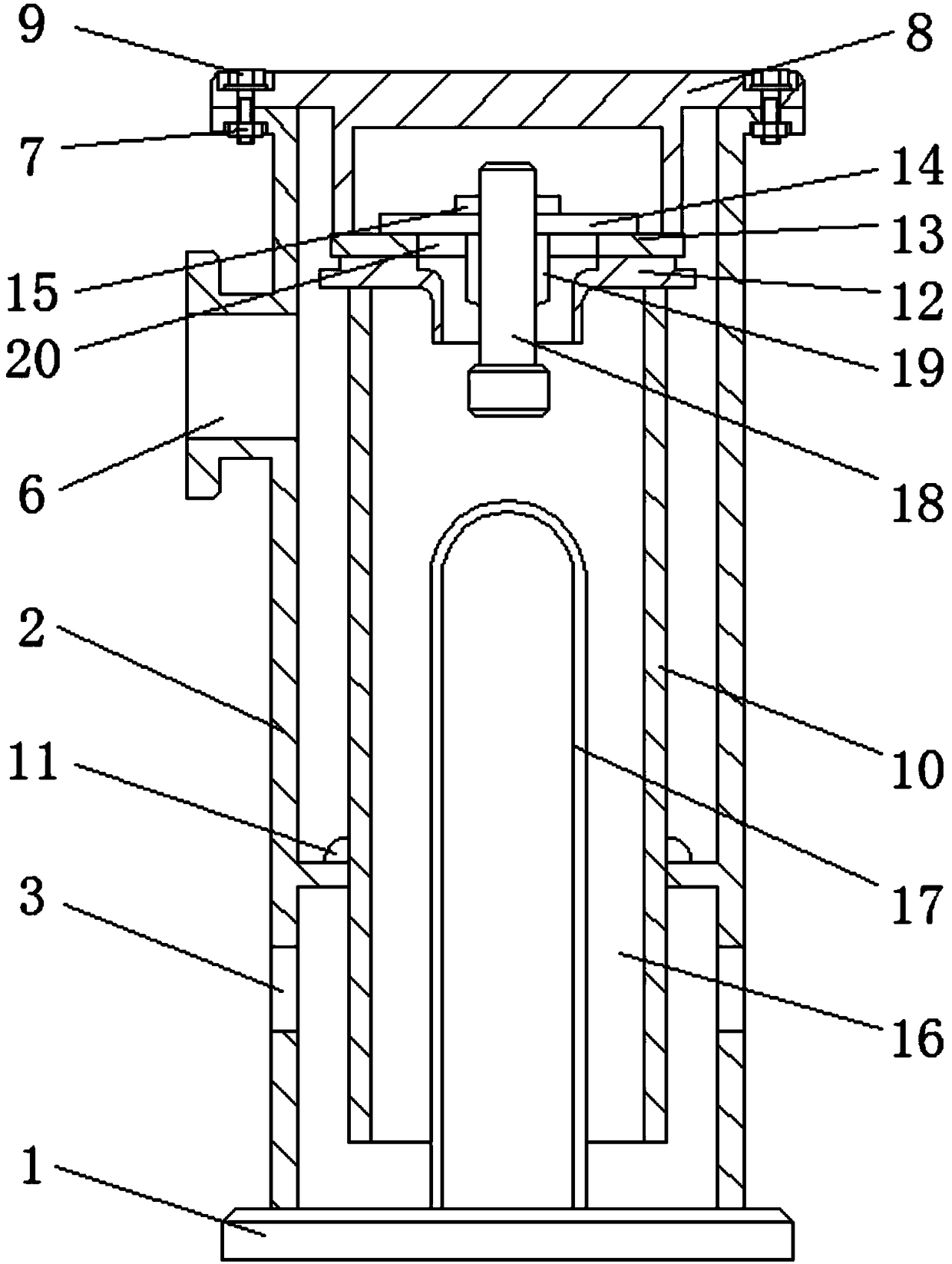 Method for filtering oil sucked by heading machine oil pump