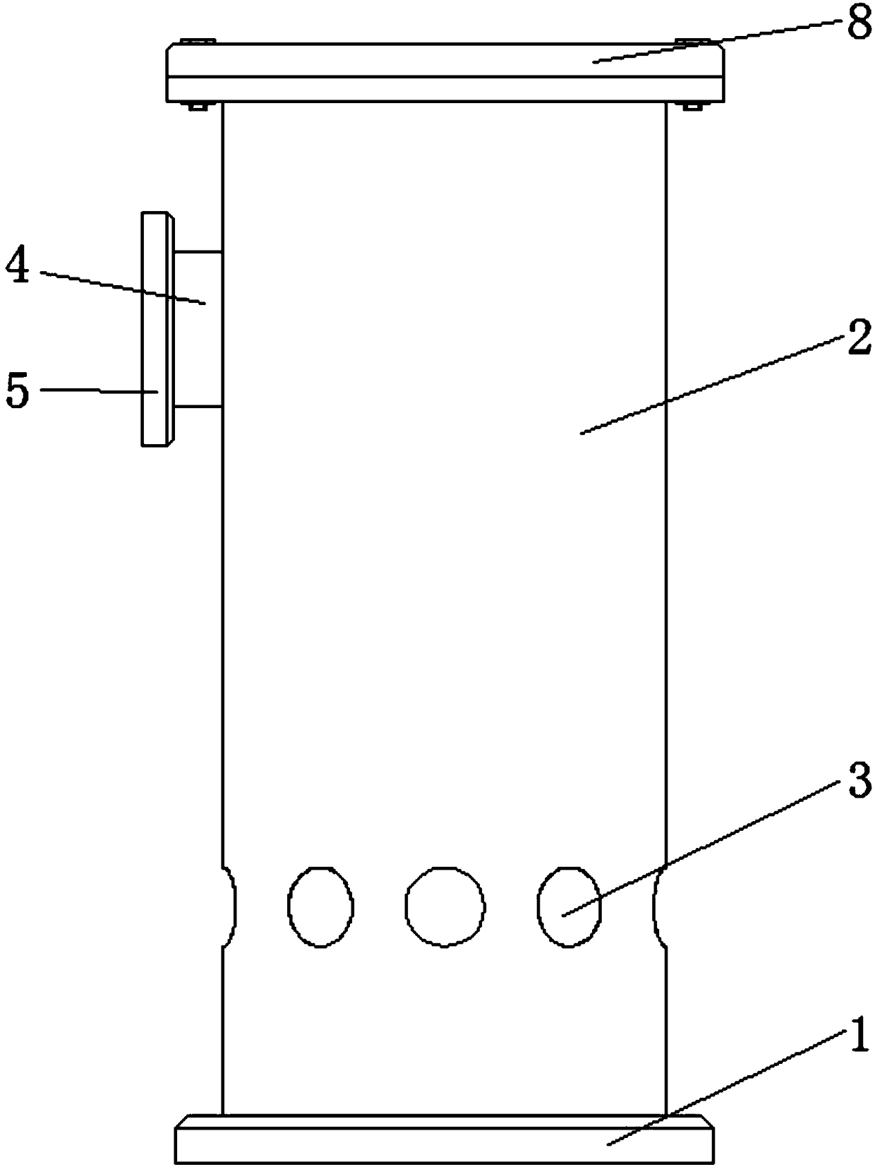 Method for filtering oil sucked by heading machine oil pump