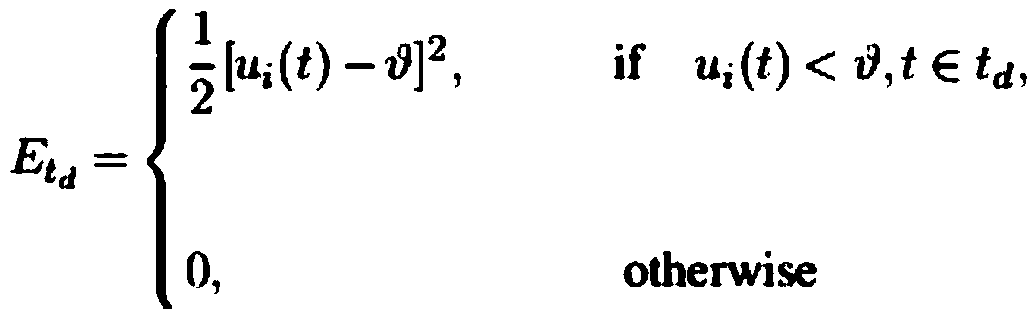 Optical character recognition method based on membrane voltage driven spiking neuron supervised learning model