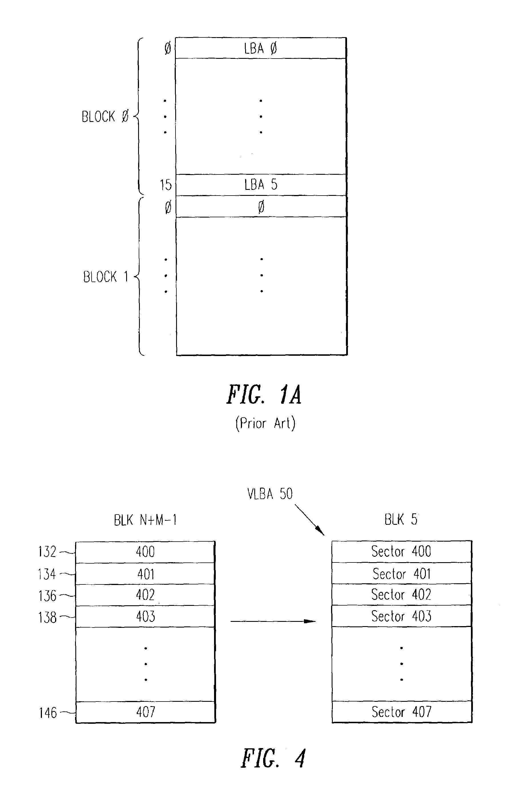 Block management for mass storage