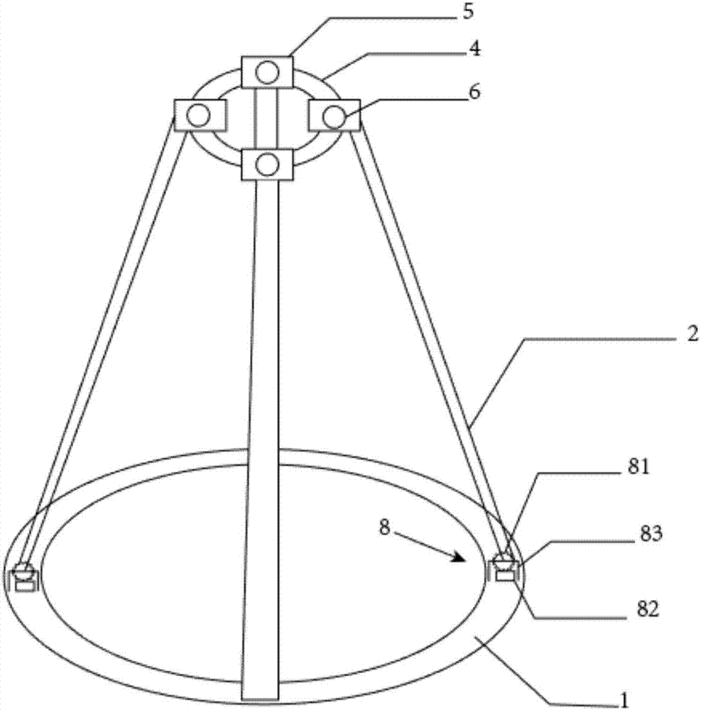 Novel self-locking tree supporting frame