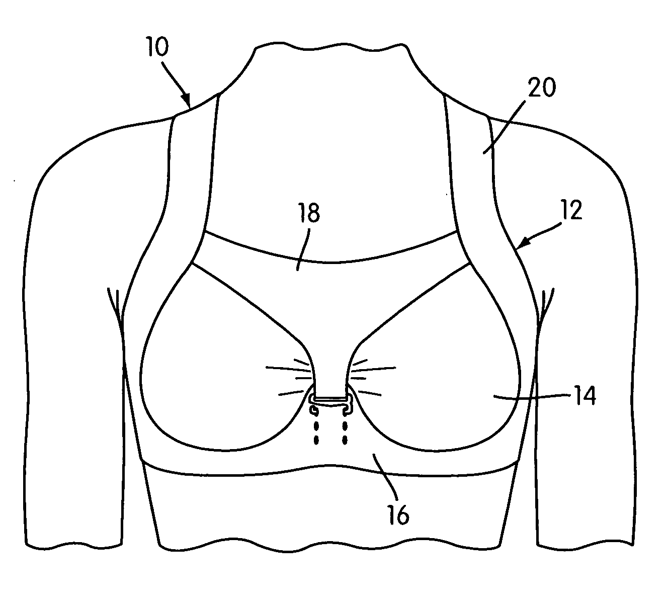 Atheltic bra with adjustable support system