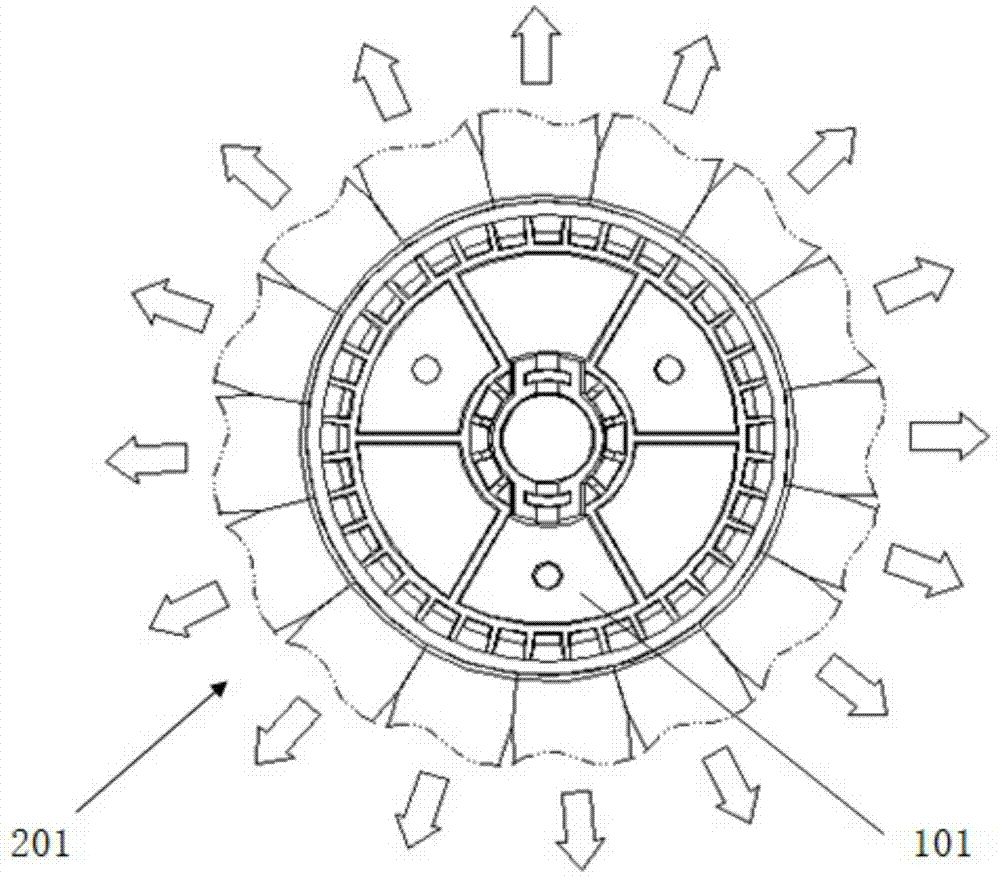 Injection molding method of plastic worm wheel and injection mold assembly