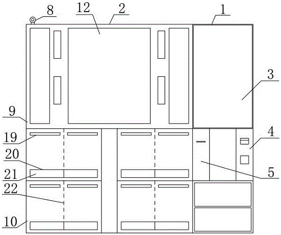 A kind of express access cabinet