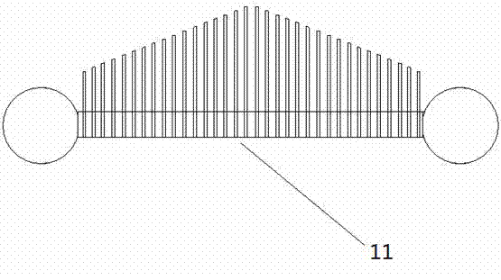 Solid garbage intercepting and concentrating device for river