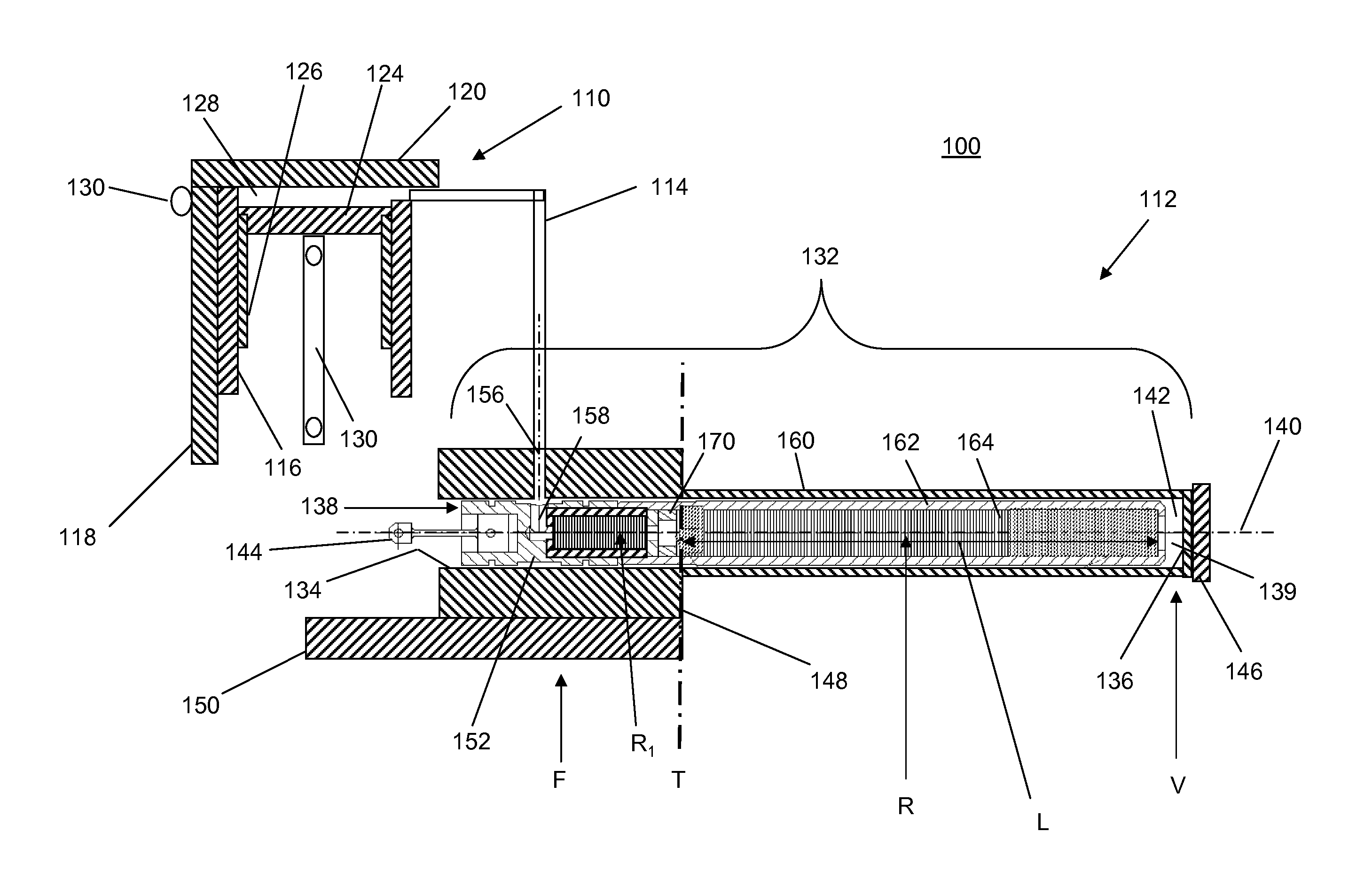 Miniaturized gas refrigeration device with two or more thermal regenerator sections