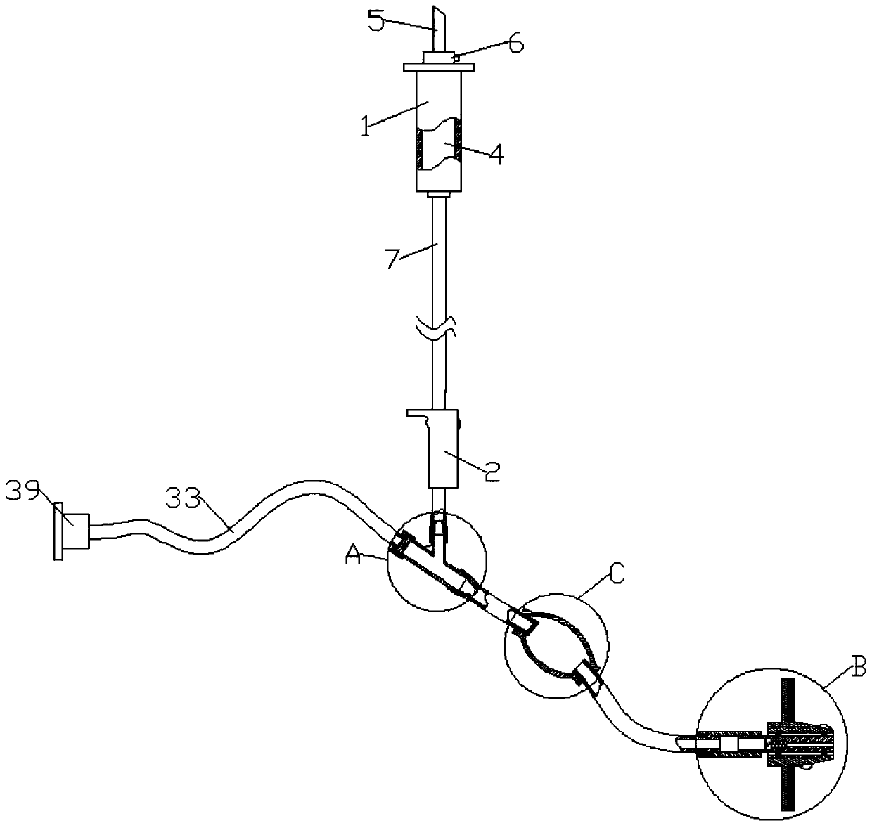 Improved lavage syringe