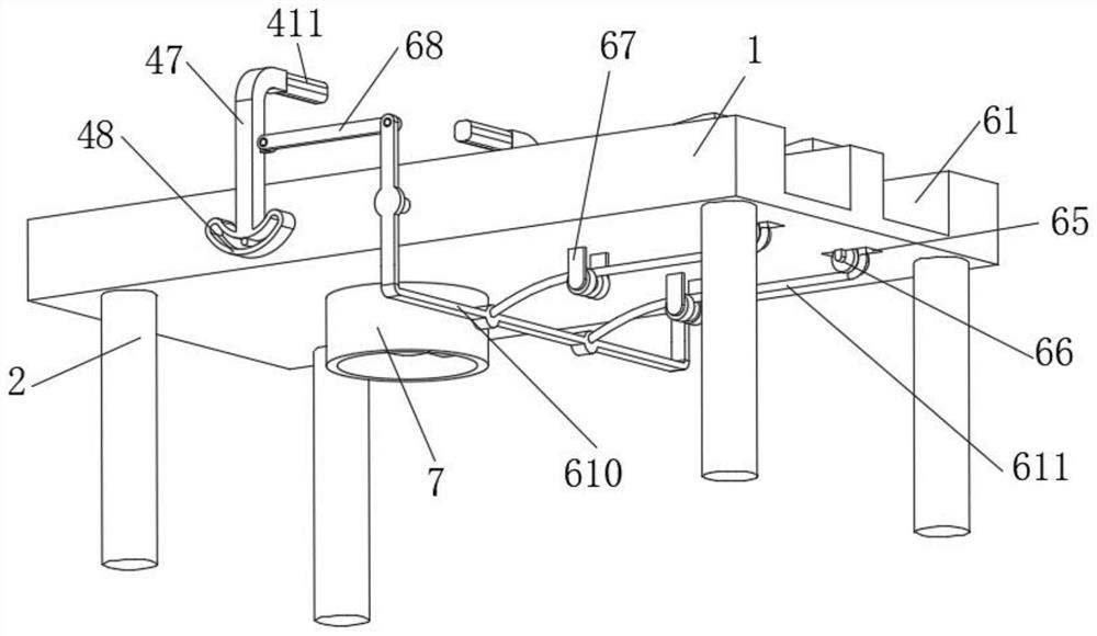 Clinical training and massaging device for neurology department and use method of clinical training and massaging device