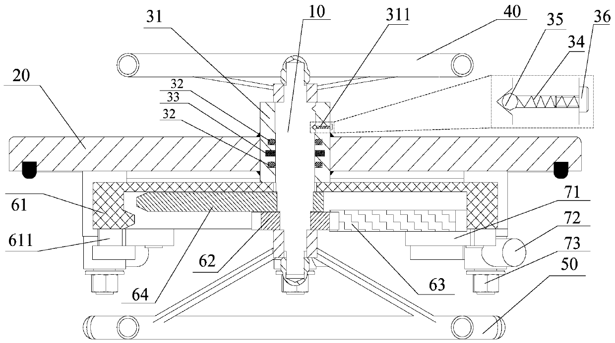 A hatch cover locking device for a manned submersible