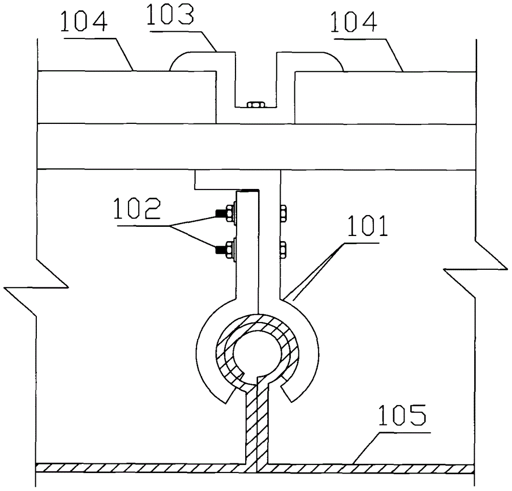 Novel welding device special for color steel roofing photovoltaic support and operation process