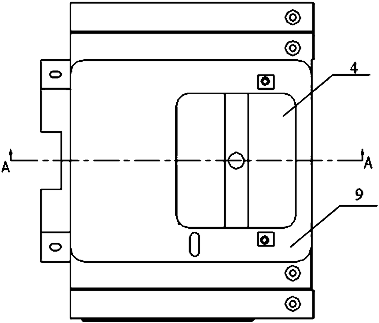 Locking device and transfer switching equipment using same