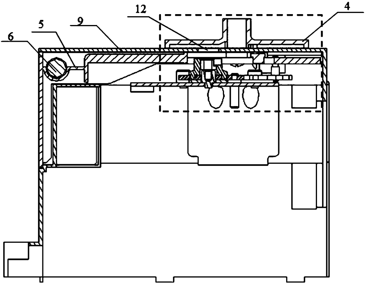 Locking device and transfer switching equipment using same