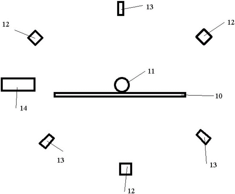 High-throughput corn ear testing assembly line device and method based on machine vision