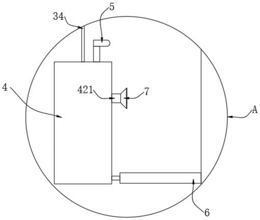 Building outer wall aging repairing device and repairing method