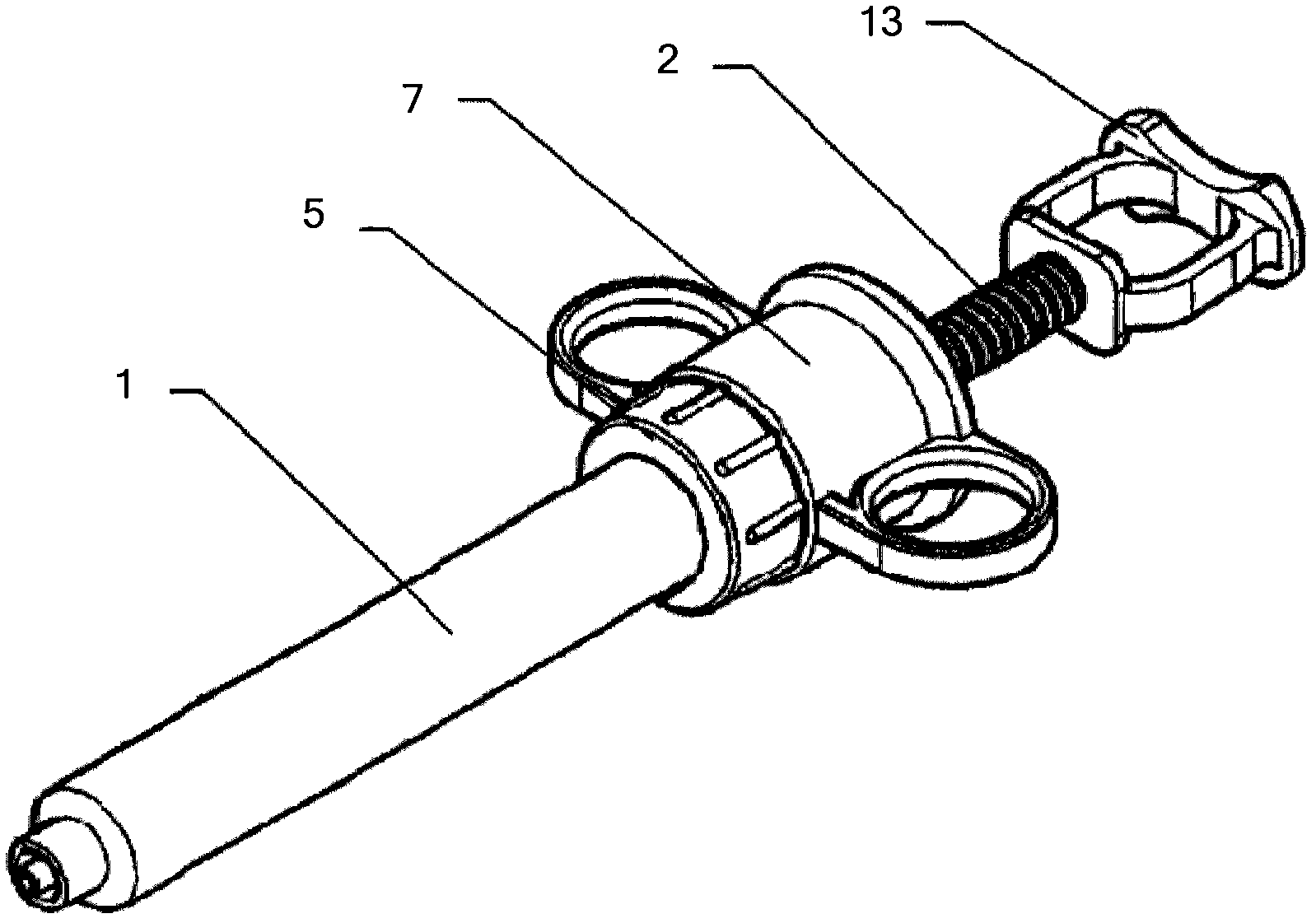 Power-assisted three-ring injection syringe