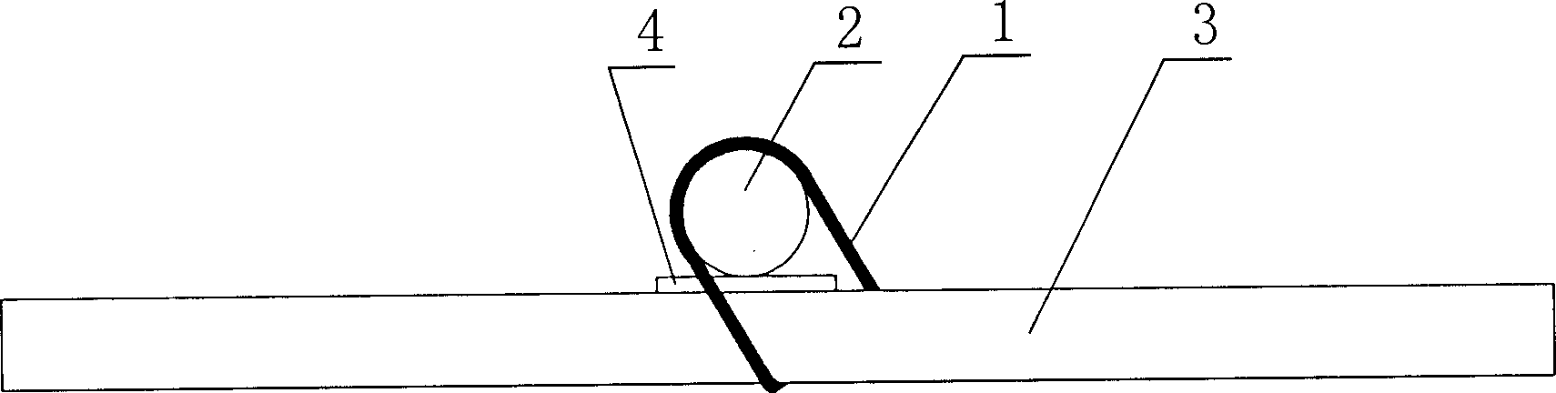 Track plate reinforcing mattress insulated binding method