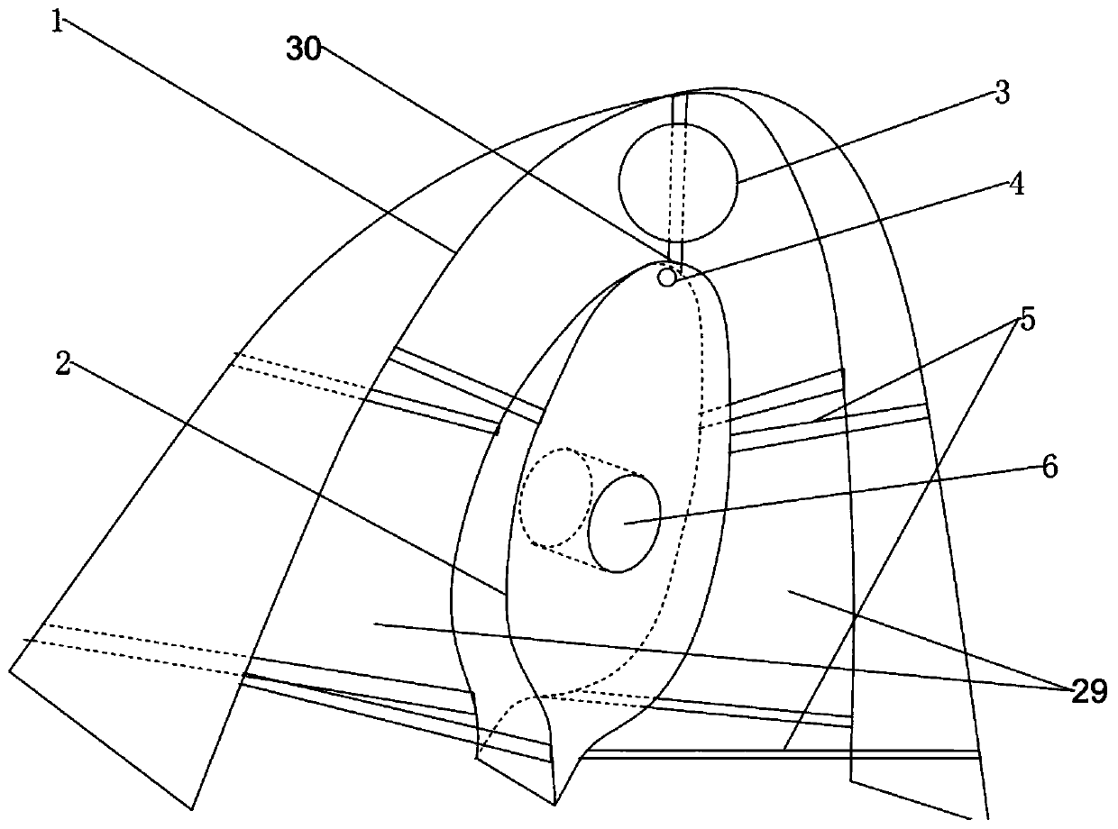 Wave direction self-adaptive multi-water-channel wave focusing type wave energy power generation device