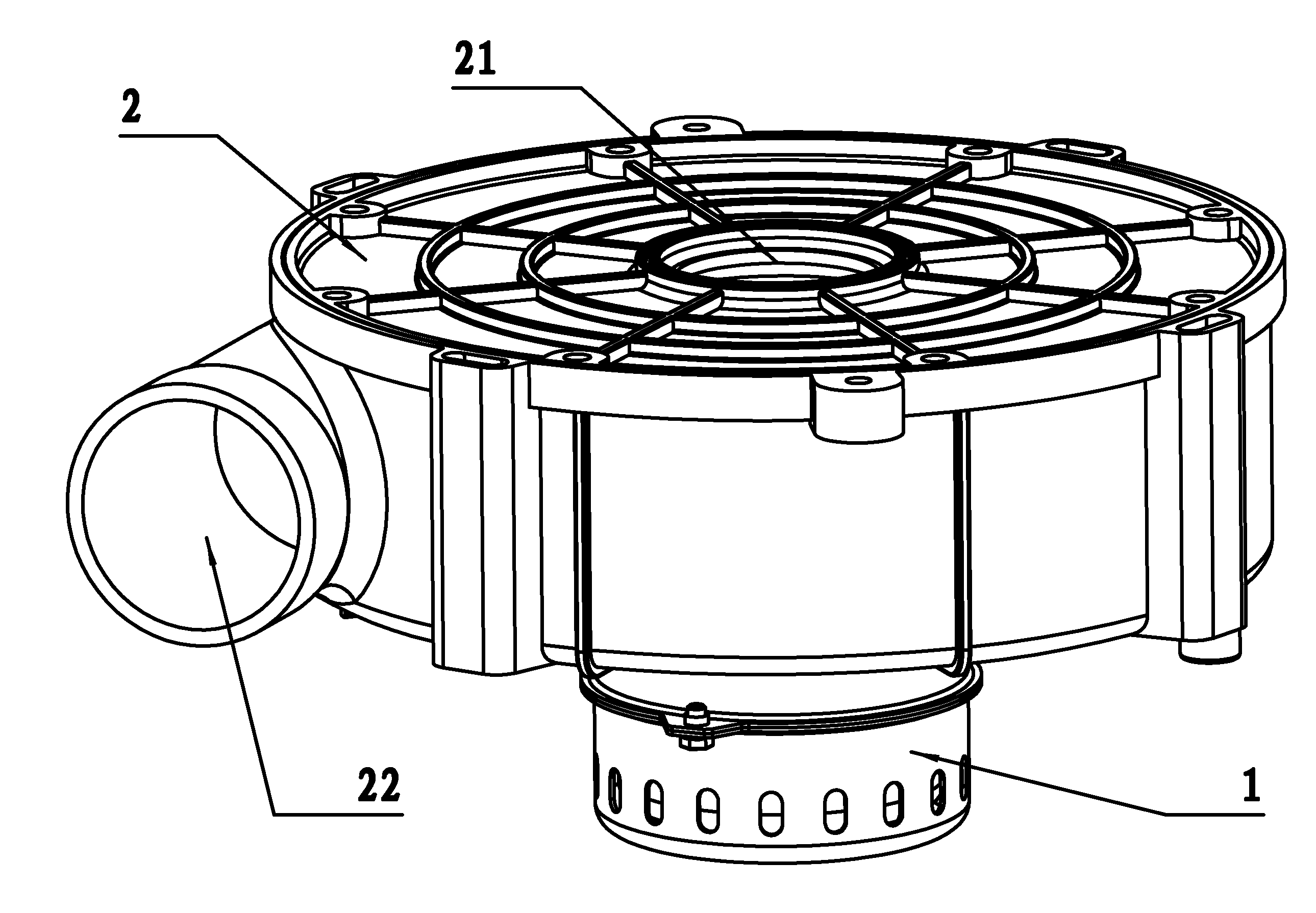 Induced draught fan