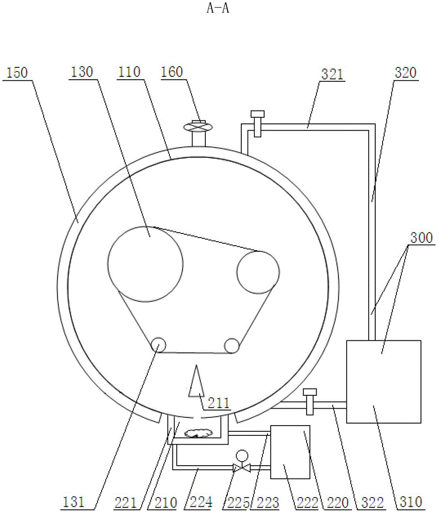 Fabric finishing device by using formaldehyde and method for processing woven fabric by using fabric finishing device